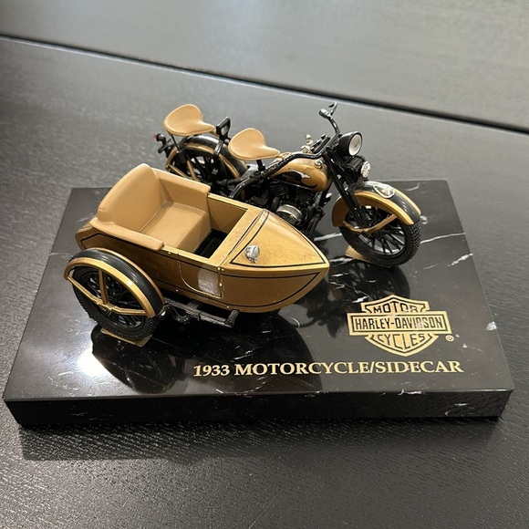 Harley-Davidson Numbered Limited Edition 1933 Motorcycle Sidecar Ultra Edition - Picture 1 of 14